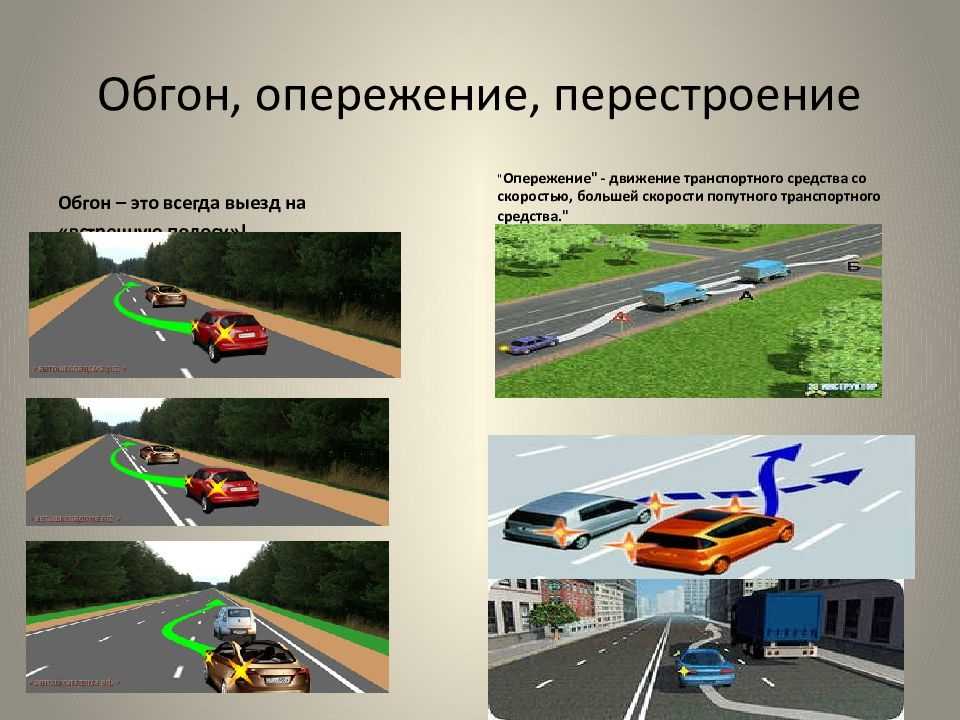 Обгон справа: когда он разрешен и запрещен, какой штраф, разбираем пдд