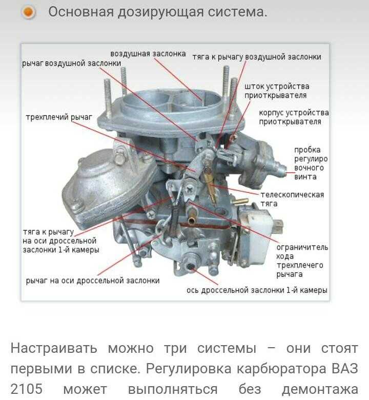 Как настроить карбюратор на ВАЗ 2107