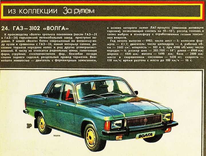 Газ-3102 «волга»: технические характеристики автомобиля