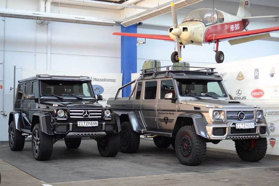 6-колесный гелендваген и другие шестиколесные колесные внедорожники